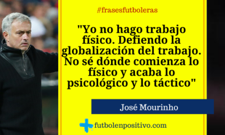 Frase futbolera 27: José Mourinho