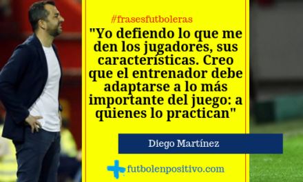 Frase futbolera 54: Diego Martínez
